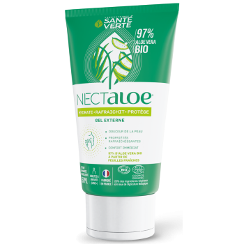 Nectaloe Gel Aloe Vera Gesundheit Grün - Tube von 150 ml