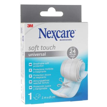 Nexcare Soft selbstklebende Pflaster - Band von 8 cm x 1 m