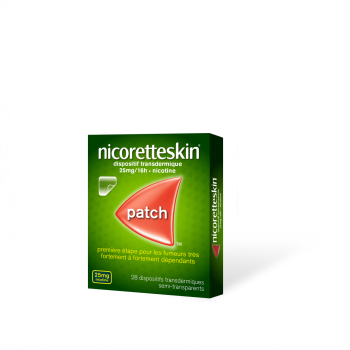 Nicorette Skin 25mg/16h transdermales System - Packung mit 28 Pflastern