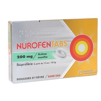 Nurofentabs 200 mg - 12 orodispersible Tabletten