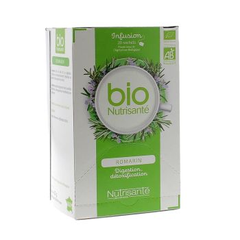 Infusion Wohlbefinden Rosmarin BIO Nutrisanté - 20 Beutel