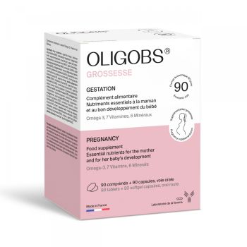 Oligobs Schwangerschaft Labor Ccd - Packung mit 90 Tabletten + 90 Kapseln