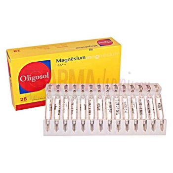 Oligosol Magnesium Trinkampulle - Packung mit 28 Ampullen