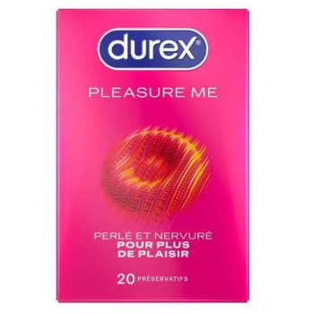 Durex Pleasure Me Kondome - Schachtel mit 20 Kondomen