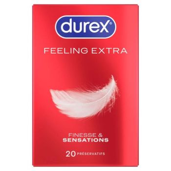 Durex Feeling Extra Kondome - Schachtel mit 20 Kondomen
