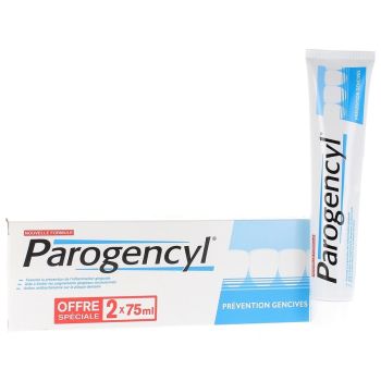 Parogencyl Zahnpasta zur Vorbeugung von Zahnfleischproblemen - 2 Tuben à 75 ml
