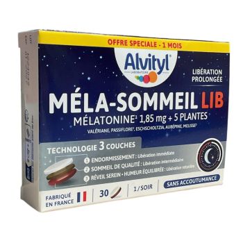 Méla-Schlaf Lib Alvityl - Packung mit 30 Tabletten