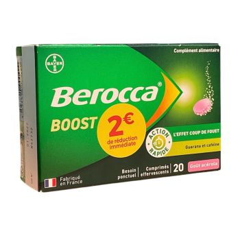 Berocca Boost Energieschub - Packung mit 20 Brausetabletten