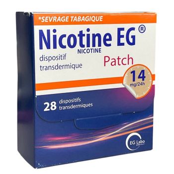 Nikotin EG transdermales Pflaster - Packung mit 28 transdermalen Pflastern