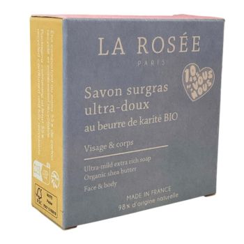 Ultra-sanfte Überfettungsseife La Rosée - 100g Stück