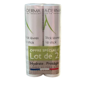 Duo-Lippenbalsam Avoine Rhealba A-Derma - Sonderangebot 2x4g