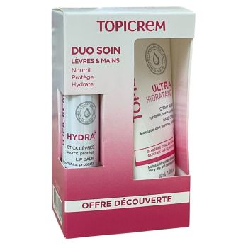 Duo Pflege für Lippen und Hände Topicrem - 50ml Tube + 4g Stift