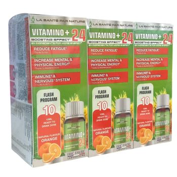 Vitamin 24+ Kick-Start-Effekt Eric Favre - Sonderangebot 3 Boxen mit 10 Dosen