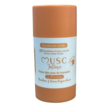 Festes Deodorant Amber Flower La La Précieuse Musc Intime - Roll-On 50g