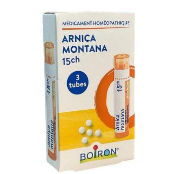 Arnica montana 15ch Boiron - 3 R&ouml;hrchen &agrave; 4g