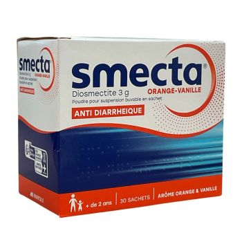 Smecta Pulver zur Herstellung einer Suspension zum Einnehmen in Beuteln - Packung mit 30 Beuteln