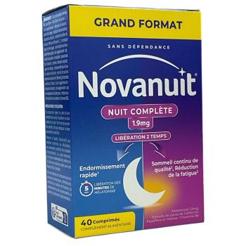 Novanuit Nacht komplett 1,9mg Opella - Packung mit 40 Tabletten