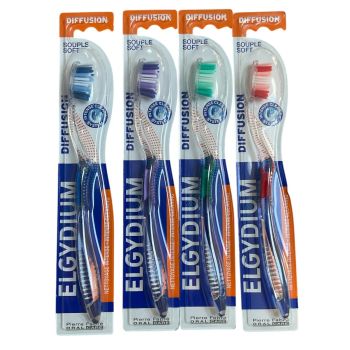 Diffusion weiche Zahnb&uuml;rste Elgydium - eine Zahnb&uuml;rste