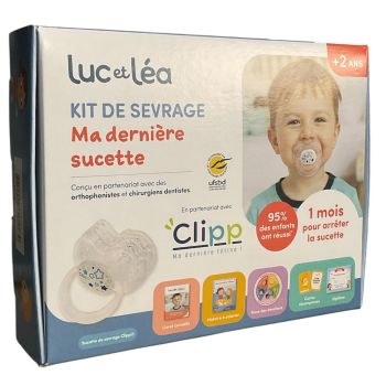 Entwöhnung meines letzten Schnullers Luc und Léa - ein Set