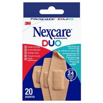Duo-Pflaster Nexcare - Pack mit 20 Pflastern