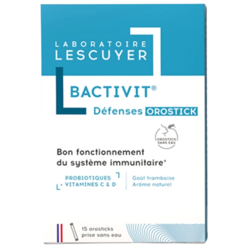 Bactivit Verteidigung orostick Lescuyer - Schachtel mit 15 orosticks
