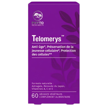 Telomerys Anti-Aging Phyto Research - Box mit 60 pflanzlichen Kapseln