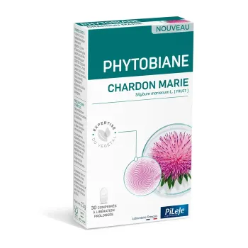 Phytobiane Mariendistel Pileje - Packung mit 30 Tabletten