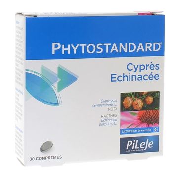 Phytostandard Zypresse und Echinacea Tabletten - Packung mit 30 Tabletten
