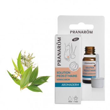 Aromaderm Lotion für Füße und Hände Pranarôm - Flasche mit 10 ml
