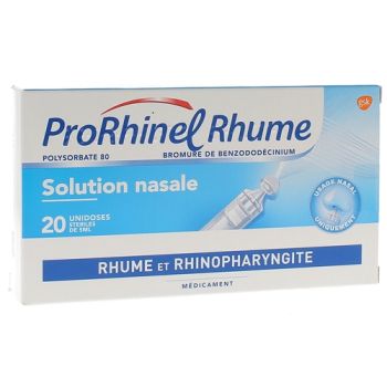 Prorhinel Erkältung Nasenspray - Packung mit 20 Einzeldosen à 5 ml
