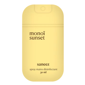 Desinfektionsspray Monoï Sunset Saneez - Spray von 30 ml