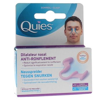Anti-Schnarch Nasendilatator klein/mittel Quies - Packung mit 1 Dilatator