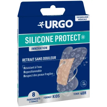 Silicone-Schutzinnovation Pflaster Format Kinder Urgo - Schachtel mit 5 Pflastern