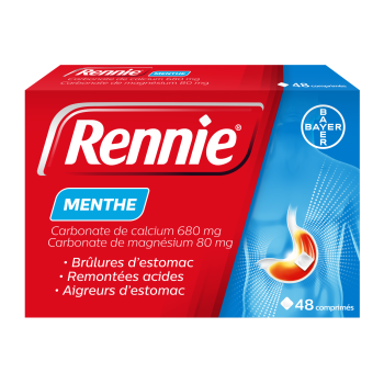 Rennie Minze - Packung mit 48 Tabletten