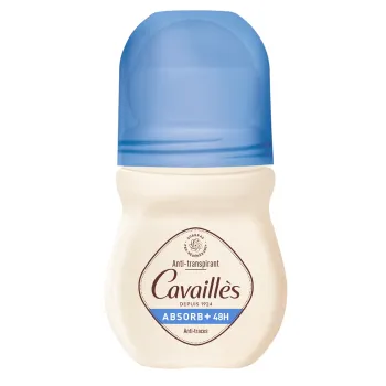 Deodorant Absorb+ Antitranspirant und Anti-Flecken 48H Rogé Cavaillès - Roll-on mit 50 ml
