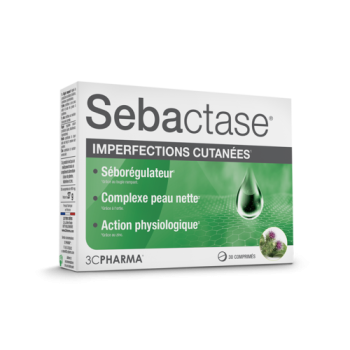 Sébactase Hautunreinheiten 3C Pharma - Packung mit 30 Tabletten