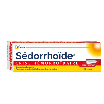 S&eacute;dorrho&iuml;de H&auml;morrhoidenkrise rektale Creme - Tube mit 30 g