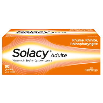 Solacy Erwachsene Kapseln - Packung mit 90 Kapseln