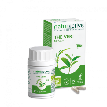 Bio Grüner Tee zur Gewichtsreduktion Naturactive - Packung mit 30 Kapseln