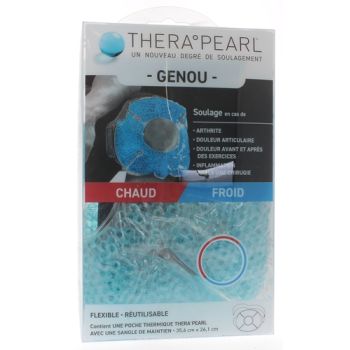 Théra Pearl Knie Wärme-Kälte-Patch - 1 wiederverwendbares Patch