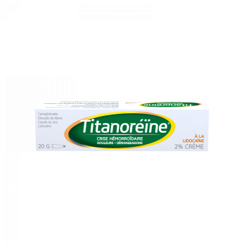 Titanoreine mit 2% Lidocain Creme - Tube mit 20g