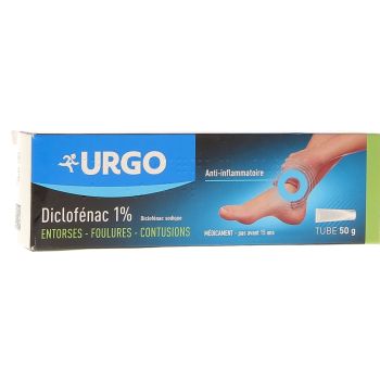 Diclofenac 1% Gel Urgo - Tube mit 50 g