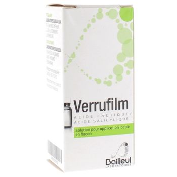 Verrufilm-Lösung für lokale Anwendung in Flasche - Flasche mit 14 ml
