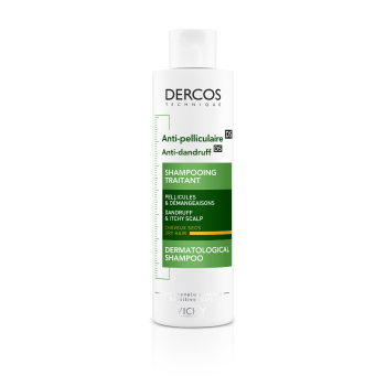 Dercos Anti-Schuppen Shampoo für trockenes Haar Vichy - Tube mit 200 ml