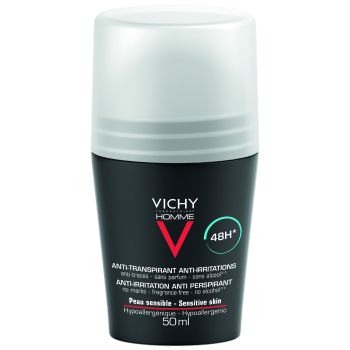 Antitranspirant-Deodorant 48h empfindliche Haut Vichy Mann - Roll-On-Flasche 50 ml