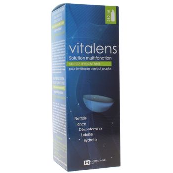 Vitalens multifunktionale Lösung für Kontaktlinsen - Flasche mit 360 ml