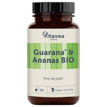 Guarana & Ananas BIO Vitavea - Dose von 30 Tabletten