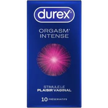 Orgasm'Intense Durex Kondome - Schachtel mit 10 Kondomen