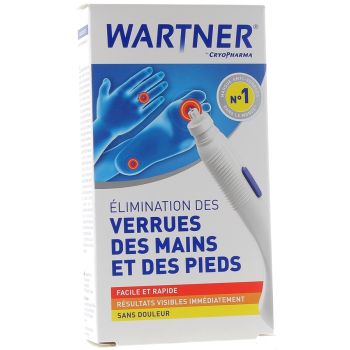 Schnelle Behandlung von Warzen an Händen und Füßen Wartner by cryopharma - 1 Applikatorstift