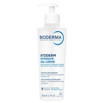 Atoderm Frischepflege ultra-beruhigende Intensiv Gel-Creme Bioderma - Flasche mit 200ml